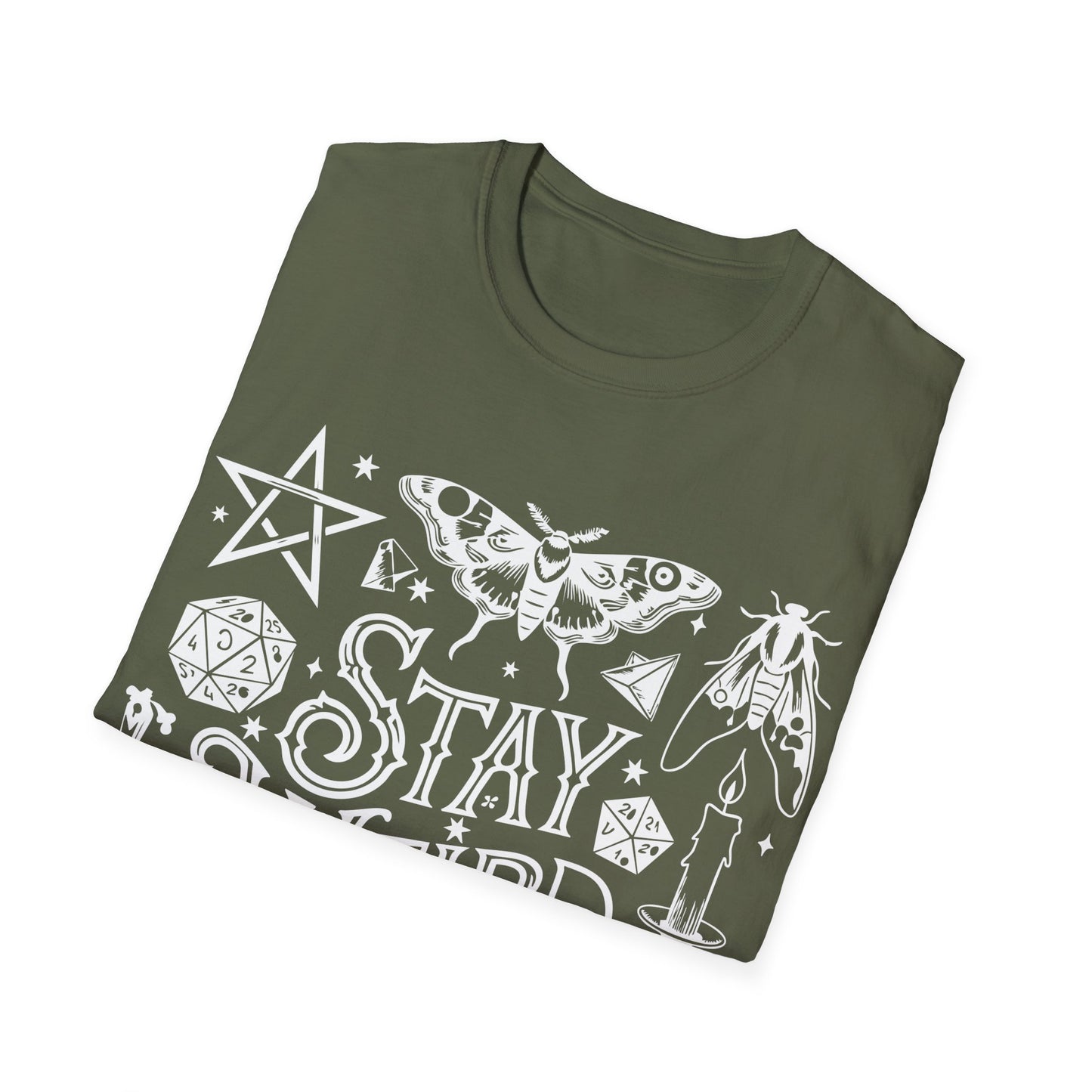 T-SHIRT | STAY WEIRD - (WHITE WRITING)