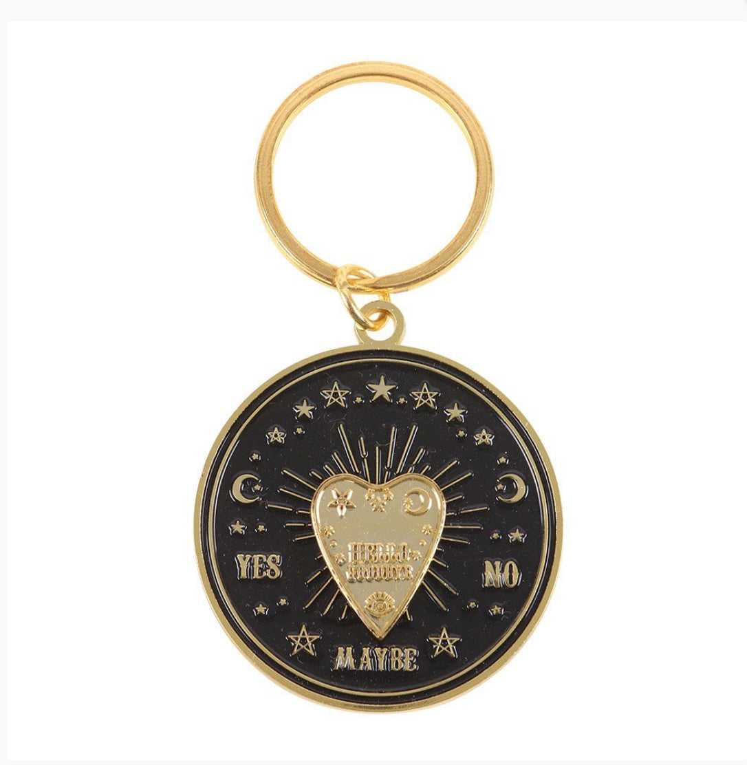 KEYRINGS || SPINNING PLANCHETTE KEYRING