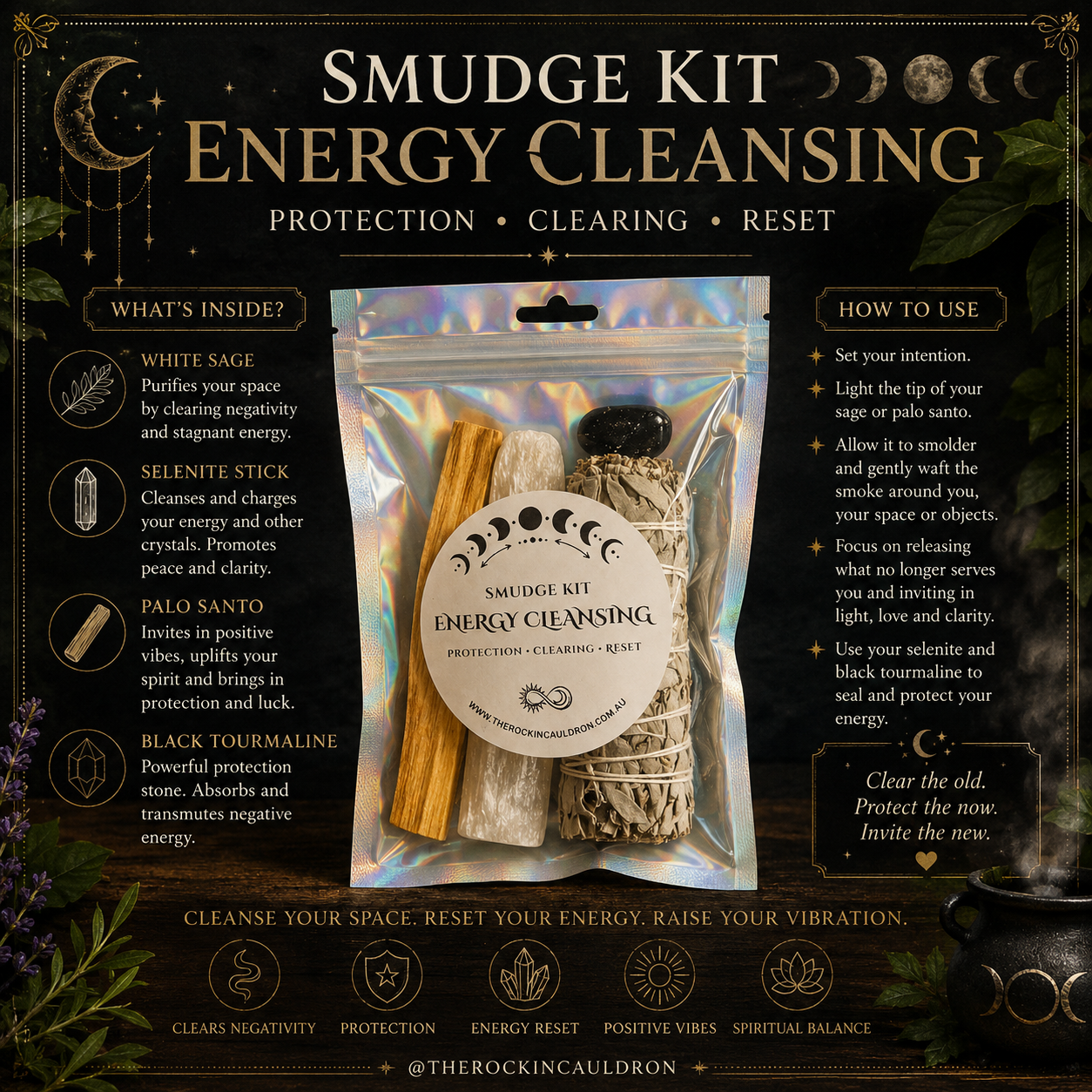 SMUDGE KIT || ENERGY CLEANSING