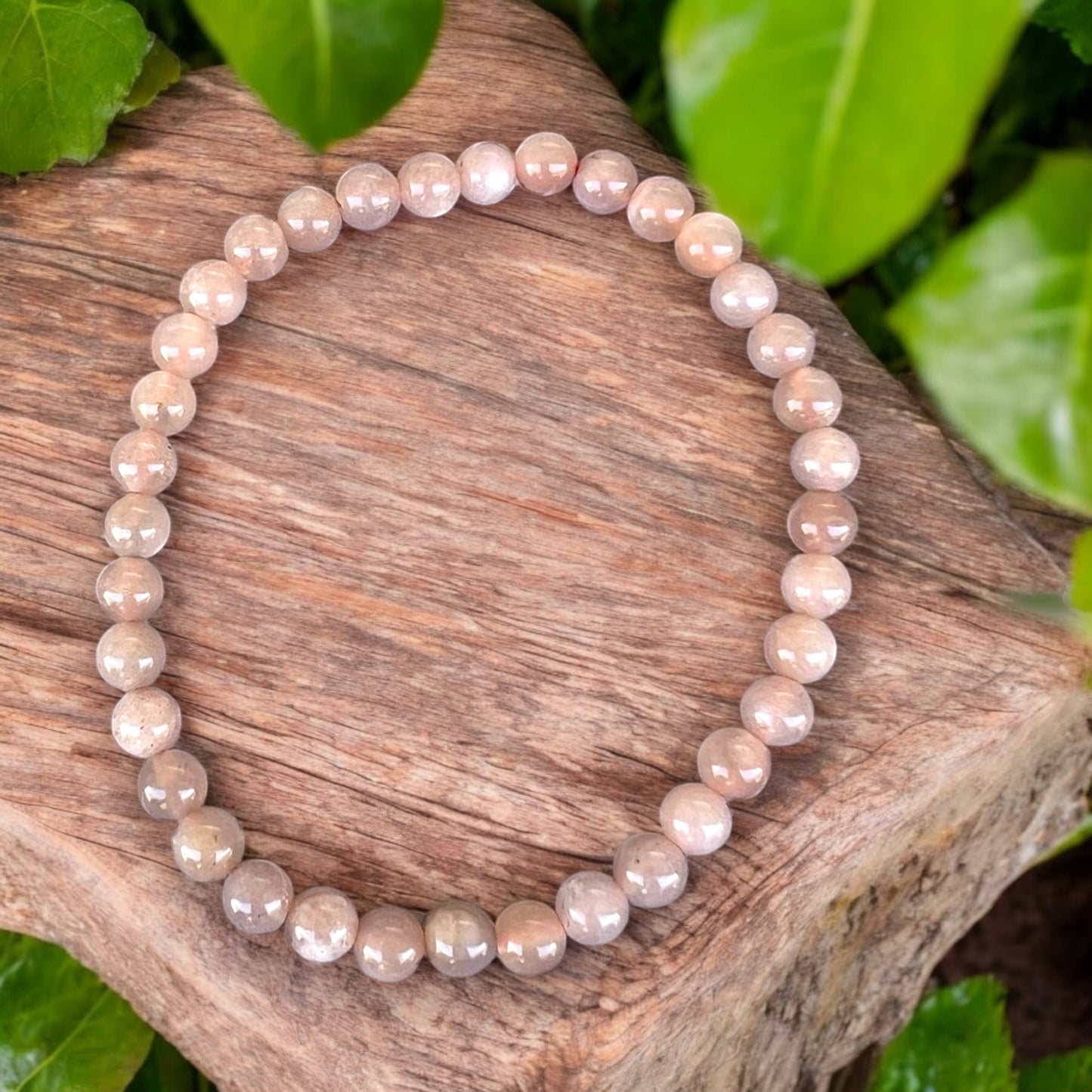 BRACELET || PEACH MOONSTONE