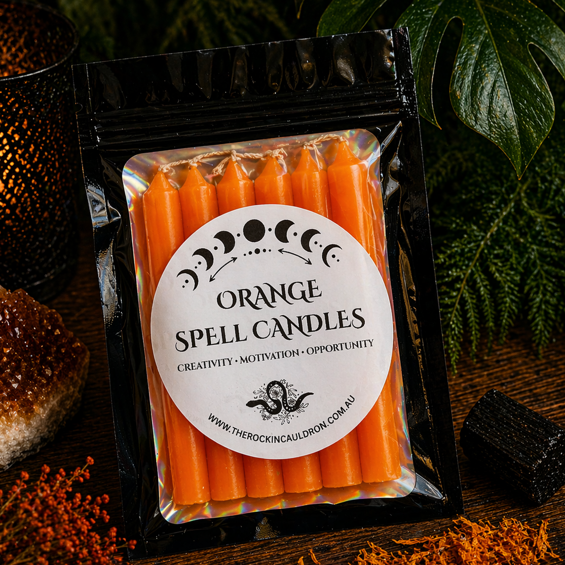 CANDLES || ORANGE SPELL CANDLES