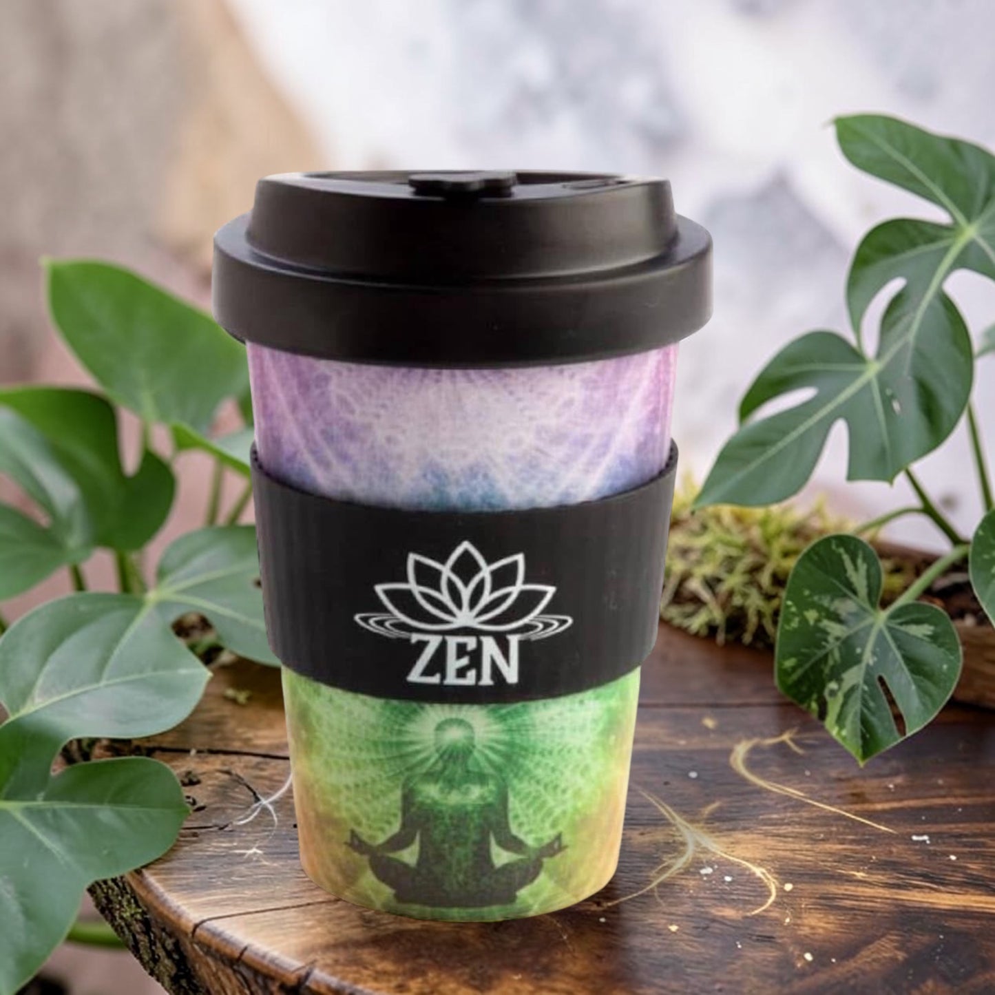 TRAVEL MUGS || ECOGO BAMBOO MUG - ZEN
