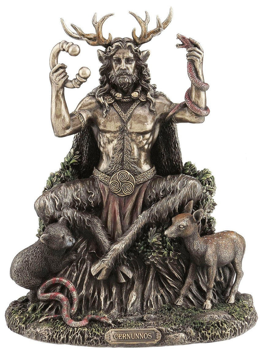 STATUE || CERNUNNOS - CELTIC GOD OF NATURE, ABUNDANCE & WILD POWER