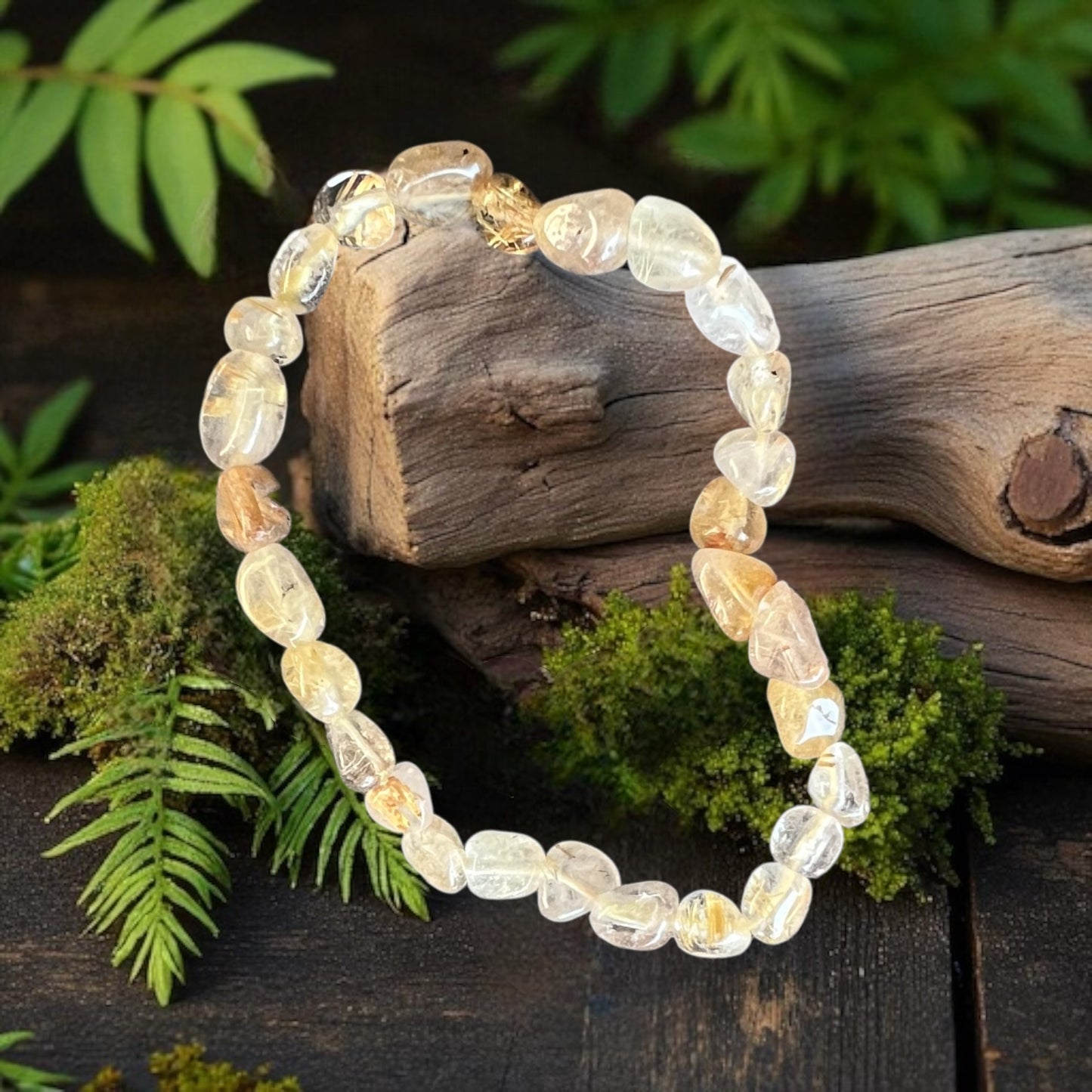 BRACELET || RUTILATED QUARTZ