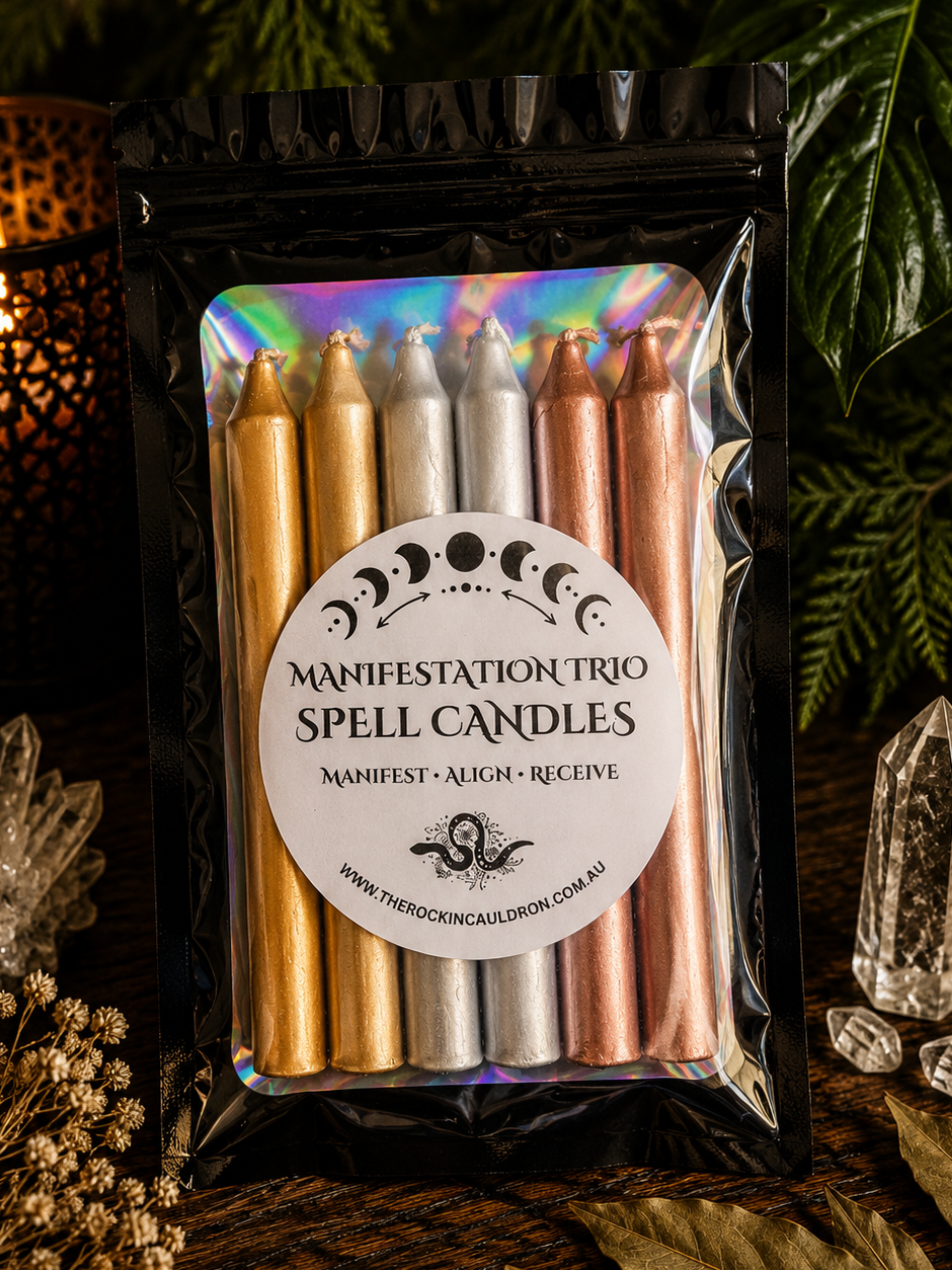 CANDLES || MANIFESTATION TRIO SPELL CANDLE SET