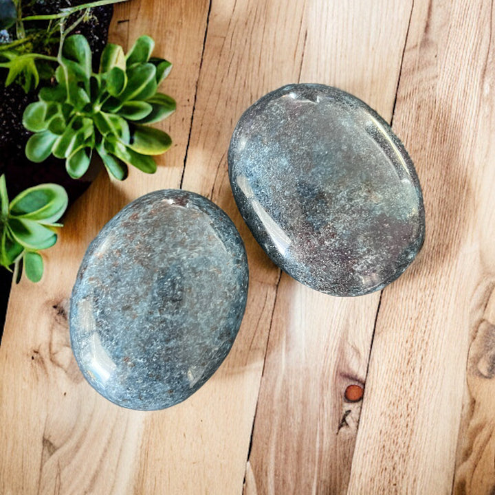 PALM STONES || BLUE KYANITE