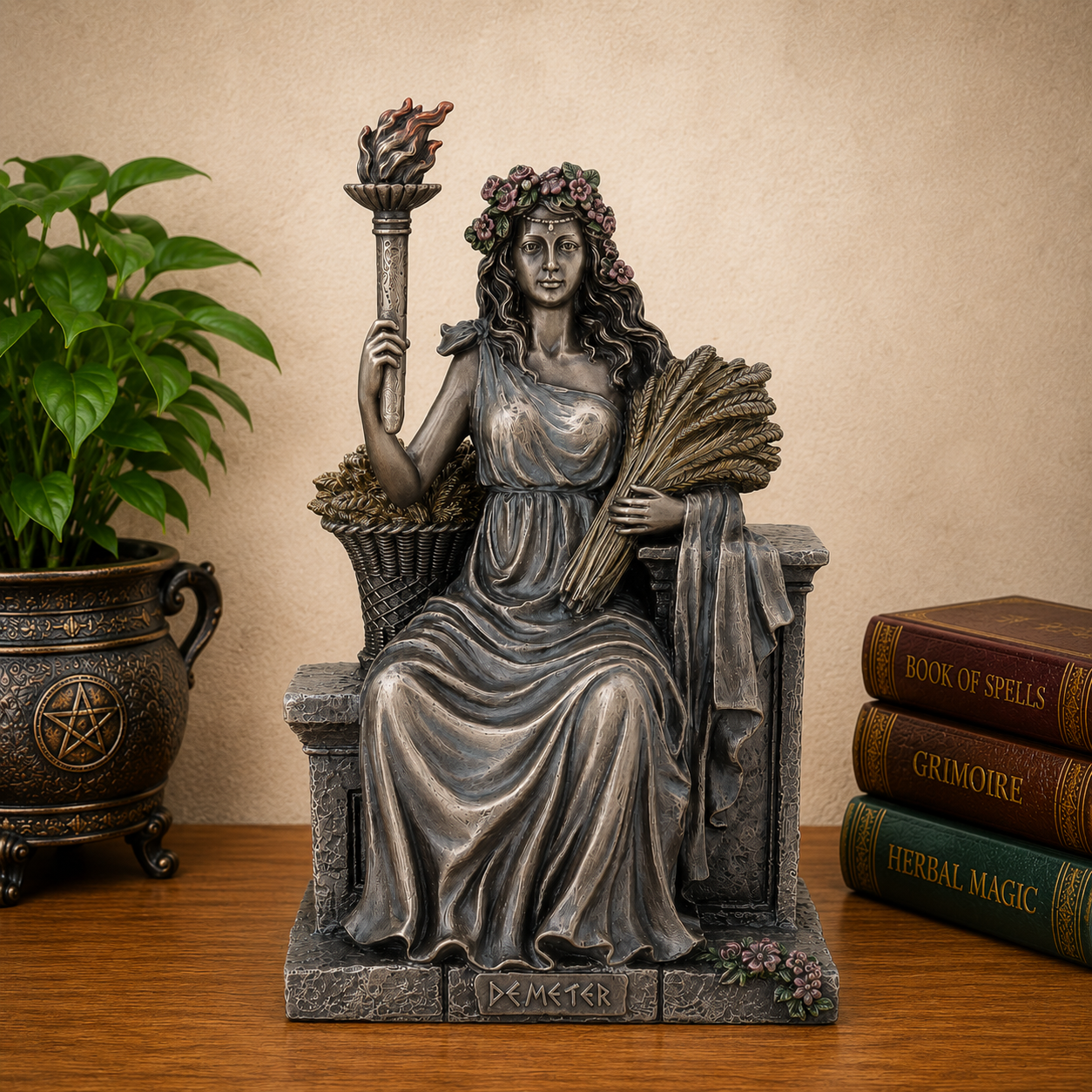 STATUE || DEMETER - GREEK GODDESS OF HARVEST, NURTURING & SACRED ABUNDANCE