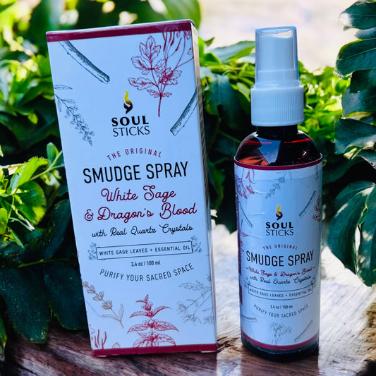 SMUDGE SPRAY|| WHITE SAGE & DRAGONS BLOOD AURA MIST