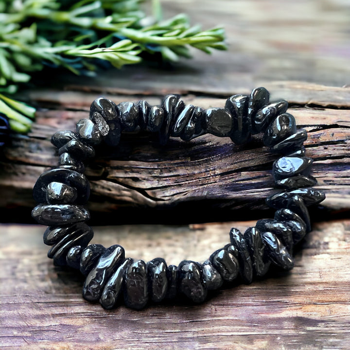 BRACELET || BLACK TOURMALINE - LARGE CHIP