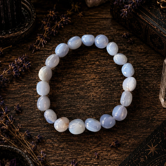 BRACELET || BLUE LACE AGATE
