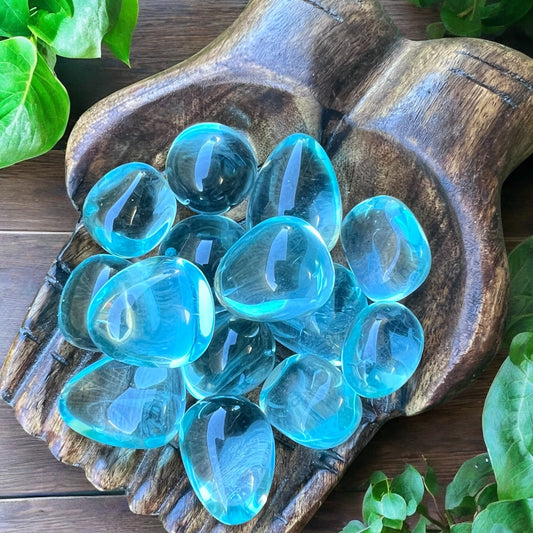 TUMBLE STONES || AQUA OBSIDIAN