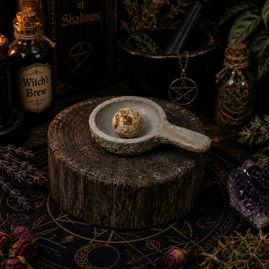 SMUDGE BURNER || CEMENT INCENSE SMUDGE BURNER