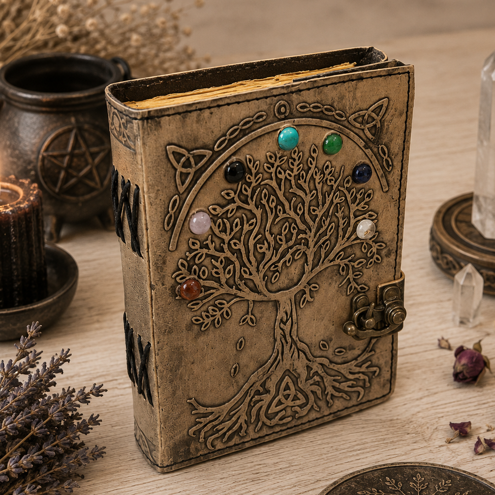 BOOK OF SHADOWS || CHAKRA TREE OF LIFE JOURNAL