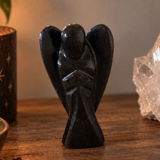 CARVINGS || BLACK OBSIDIAN ANGEL
