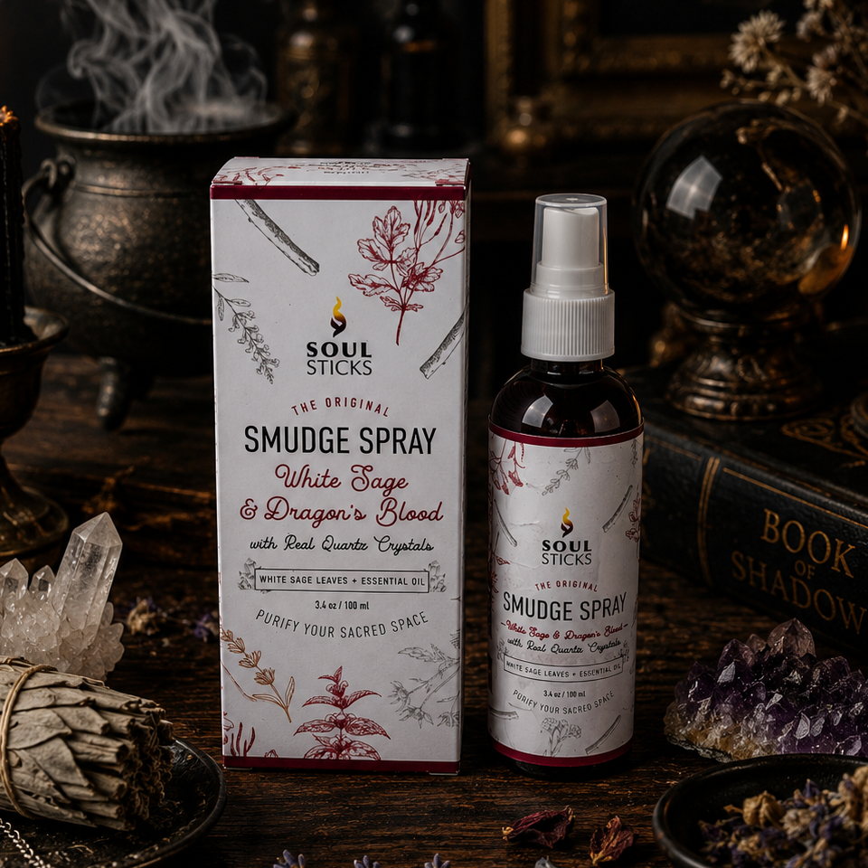 SMUDGE SPRAY || WHITE SAGE & DRAGONS BLOOD AURA MIST