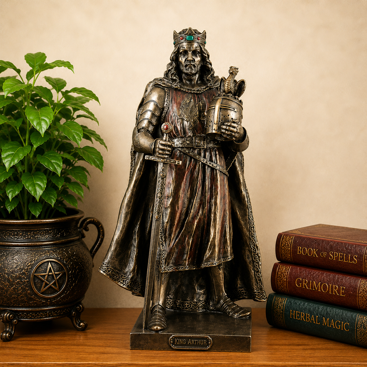 STATUE || KING ARTHUR - KING OF COURAGE, HONOUR & NOBLE LEADERSHIP