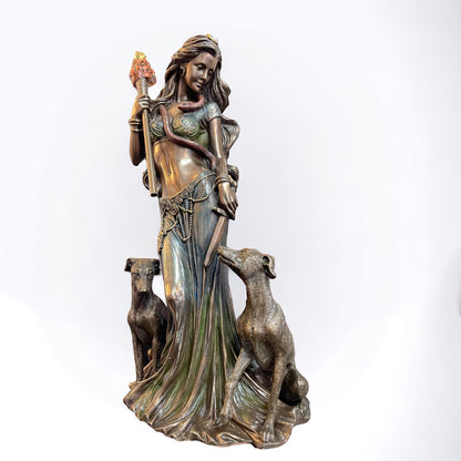 STATUE || HECATE – GREEK GODDESS OF WITCHCRAFT, CROSSROADS & SACRED TRANSFORMATION