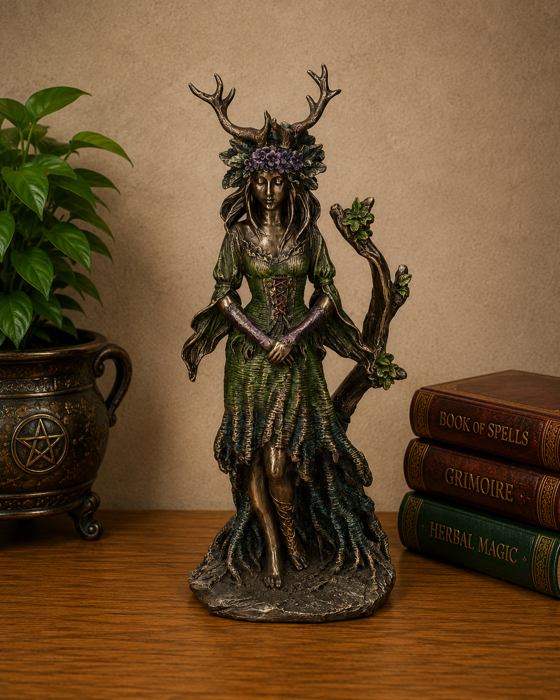 STATUE || DRUANTIA - CELTIC GODDESS OF TREES, WISDOM & SACRED NATURE