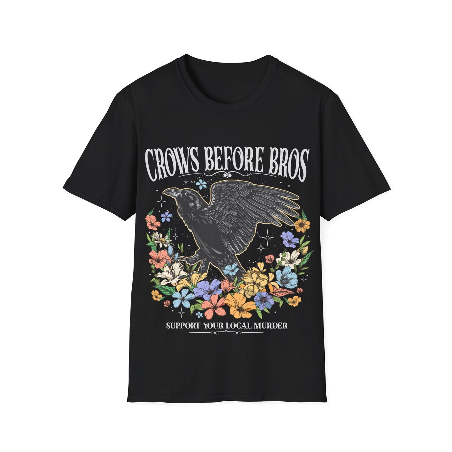 T-SHIRT | CROWS BEFORE BROS (WHITE WRITING)