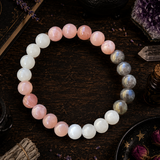 BRACELET || 5 MOONSTONE