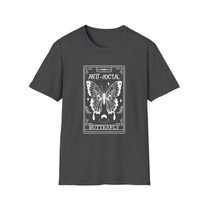 T-SHIRT | ANTI-SOCIAL BUTTERFLY TAROT (WHITE WRITING)