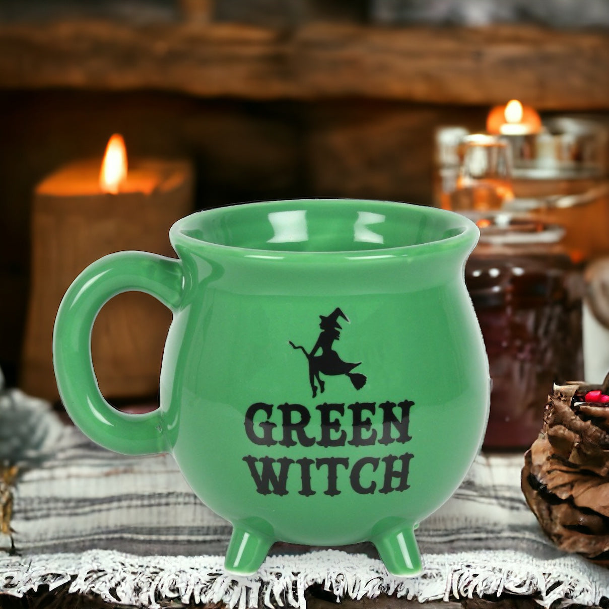 MUGS || CAULDRON - GREEN WITCH