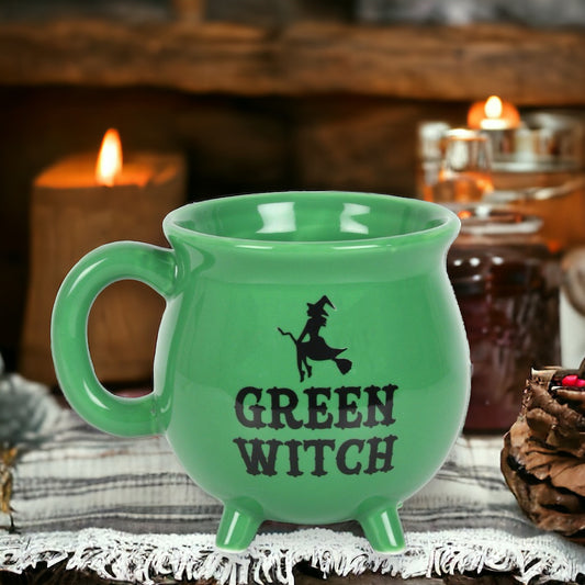 MUGS || CAULDRON - GREEN WITCH