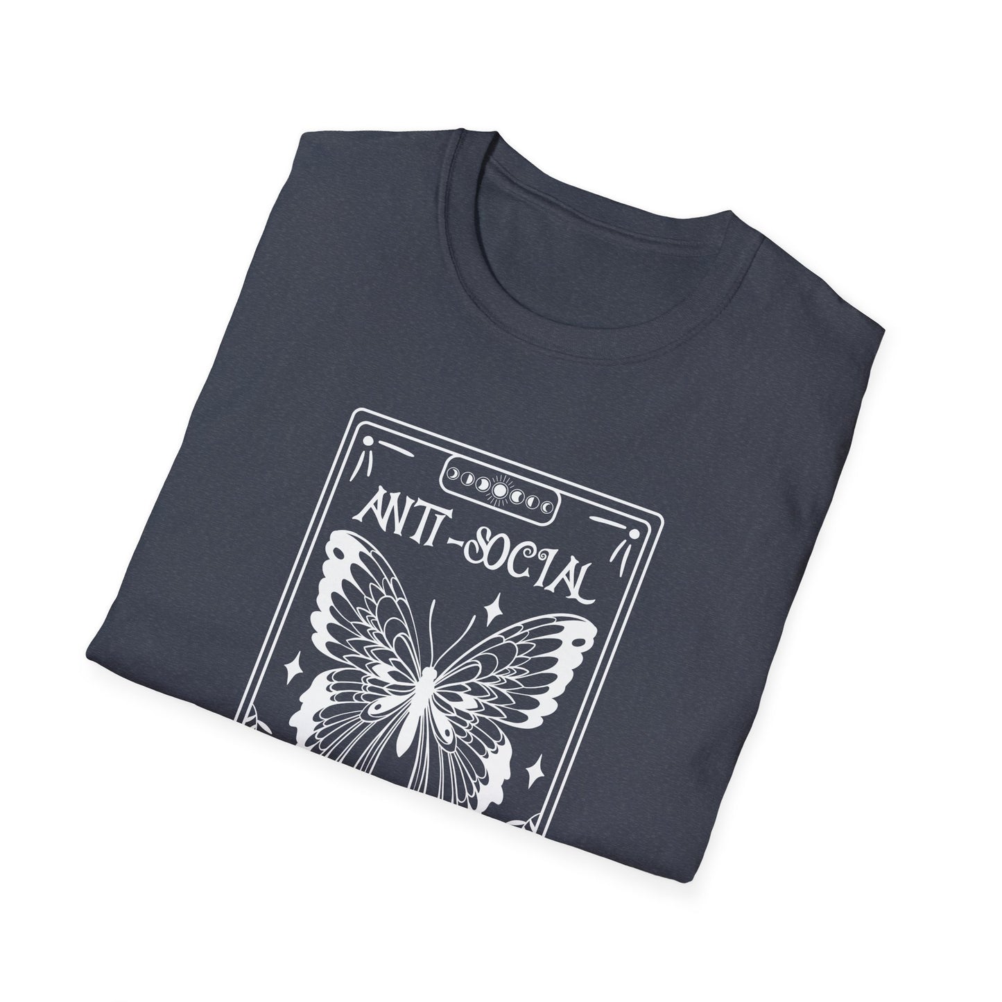 T-SHIRT | ANTI-SOCIAL BUTTERFLY TAROT (WHITE WRITING)