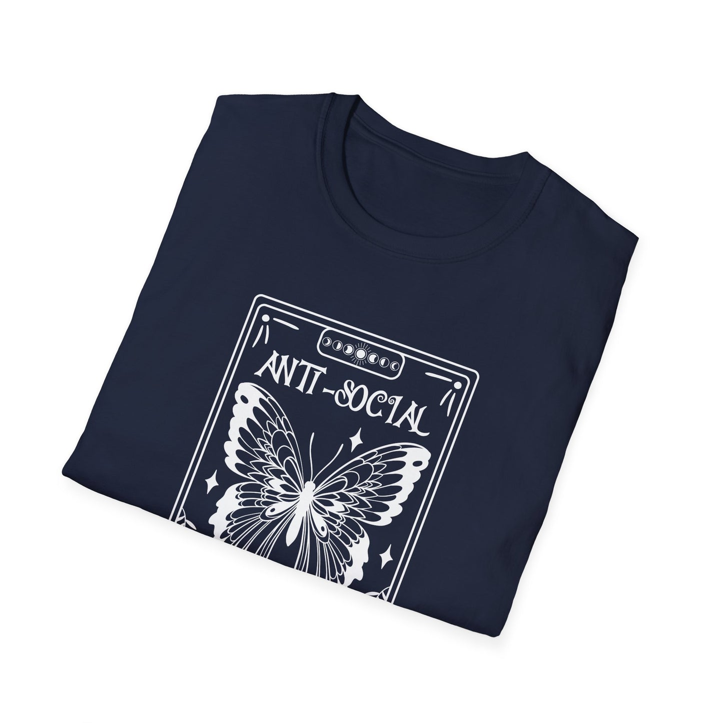 T-SHIRT | ANTI-SOCIAL BUTTERFLY TAROT (WHITE WRITING)