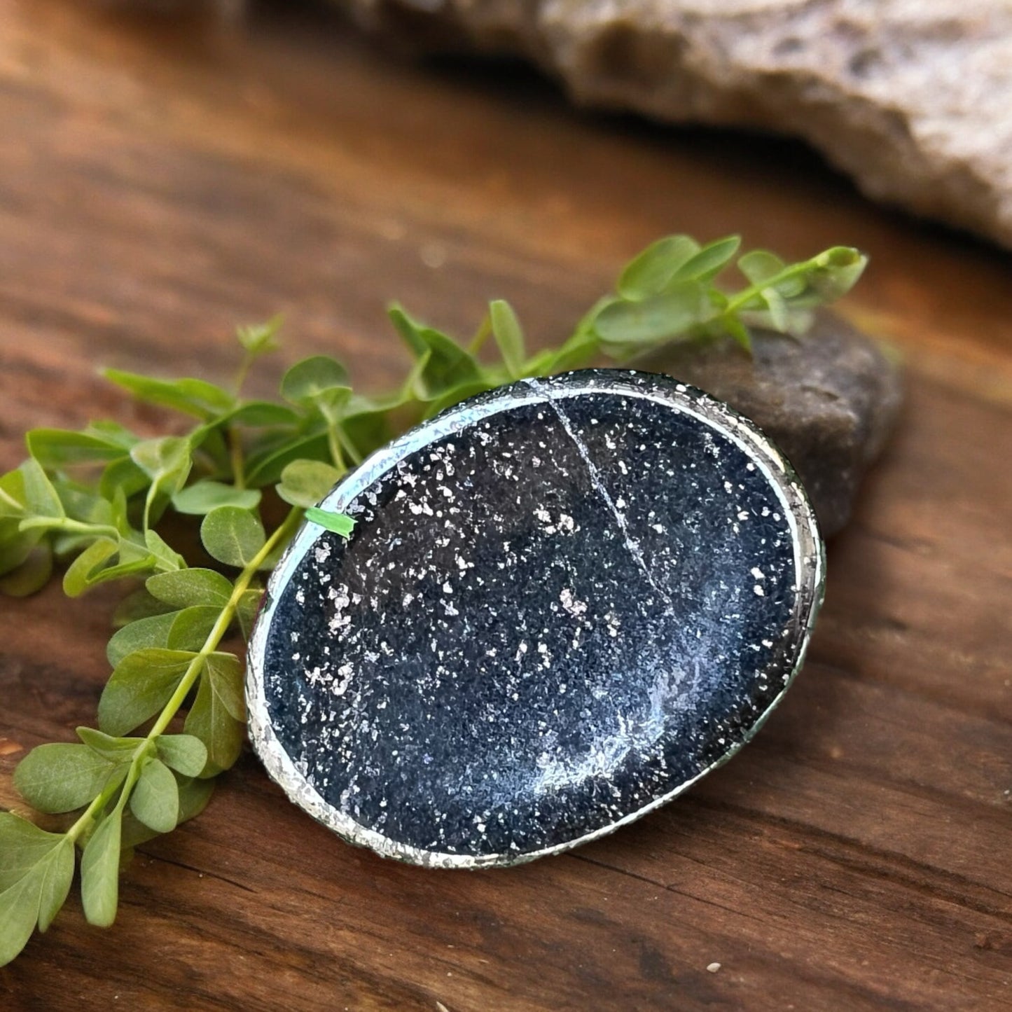 PALM STONES || HEMATITE WORRY STONE
