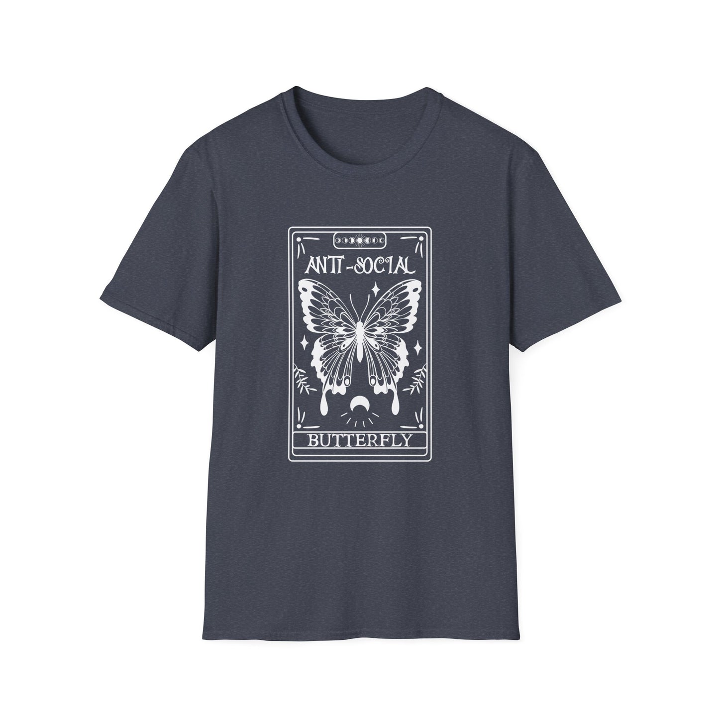 T-SHIRT | ANTI-SOCIAL BUTTERFLY TAROT (WHITE WRITING)
