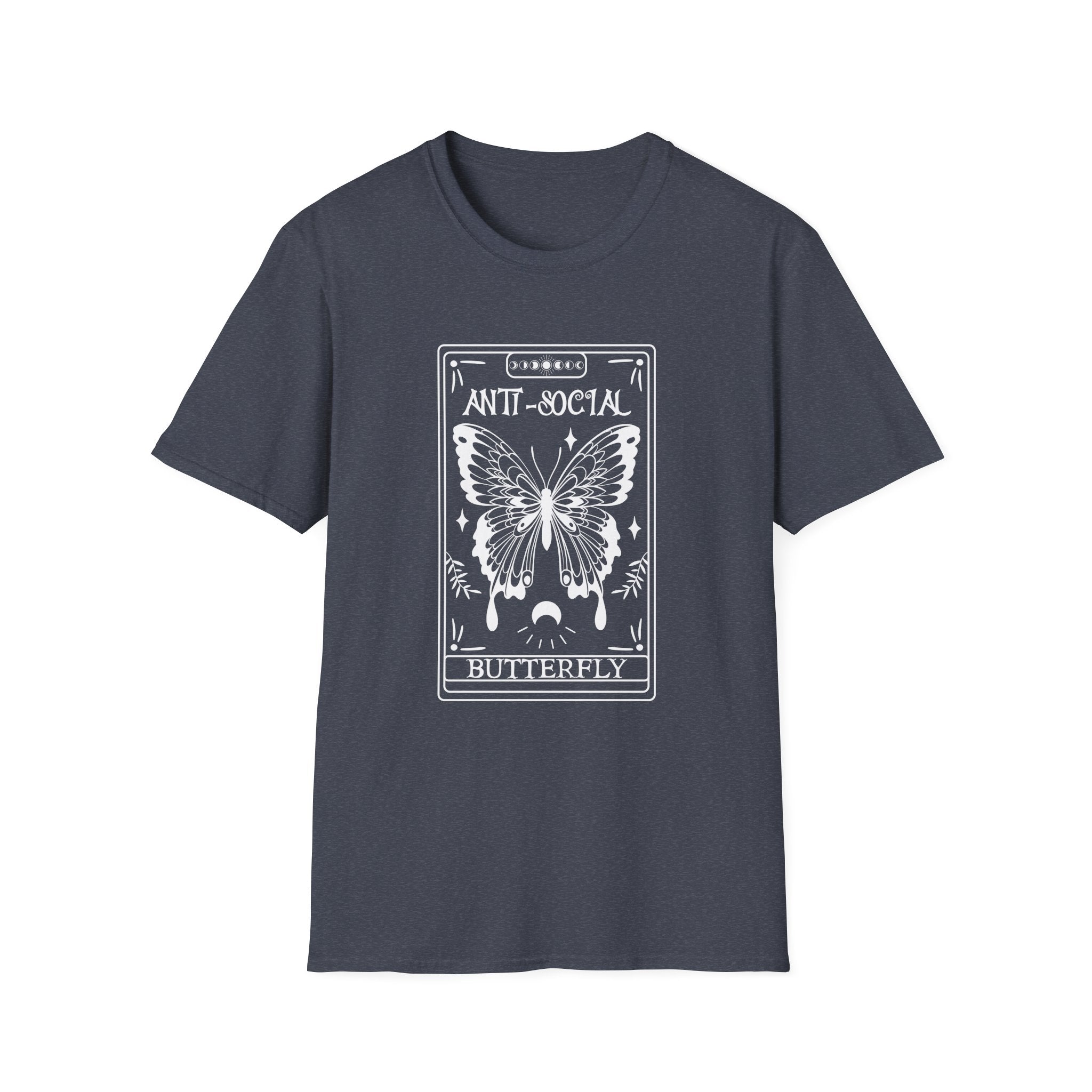 T-SHIRT | ANTI-SOCIAL BUTTERFLY TAROT (WHITE WRITING)