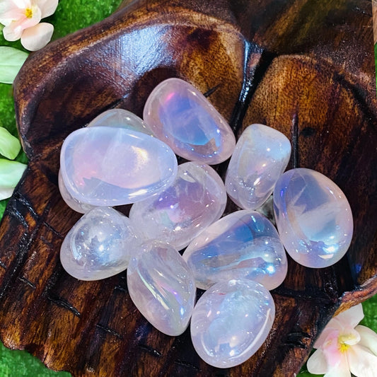 TUMBLE STONES || ROSE AURA QUARTZ