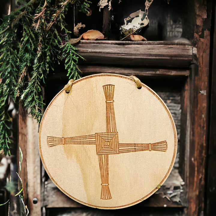 WALL HANGING || ST BRIGIDS CROSS BLESSING WALL PLAQUE