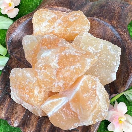 ROUGH STONES || ORANGE CALCITE