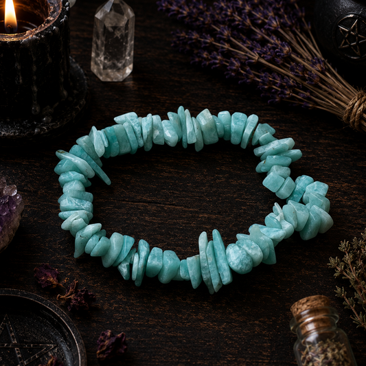 CHIP BRACELET || AMAZONITE