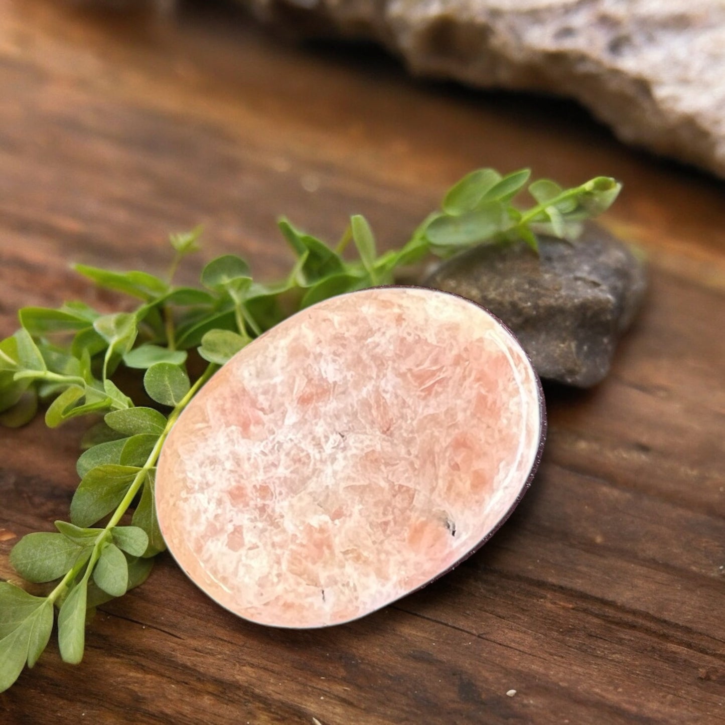 PALM STONES || SUNSTONE WORRY STONE