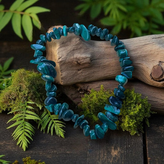 CHIP BRACELET || MALACHITE