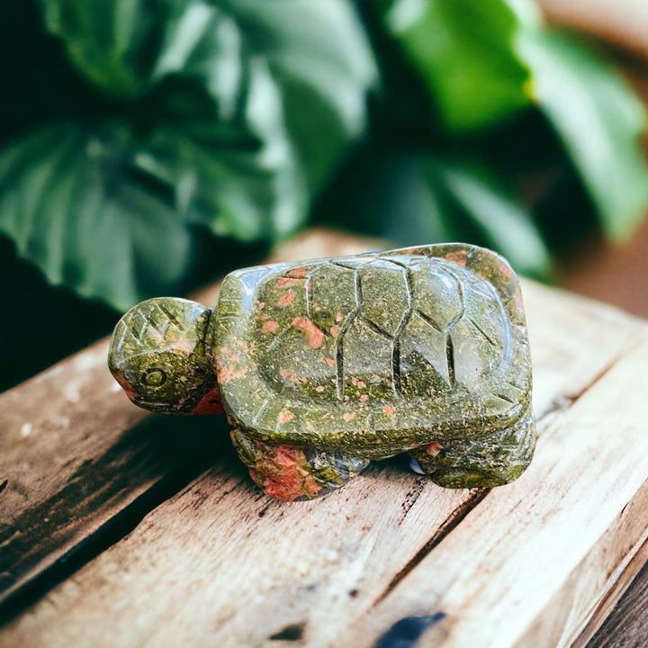CARVINGS || UNAKITE TORTOISE
