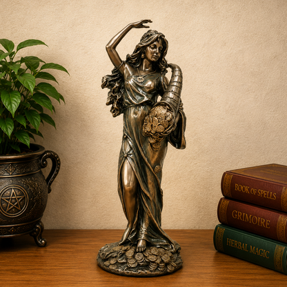 STATUE || LADY FORTUNA - GODDESS OF FORTUNE, CHANCE & PROSPERITY STATUE