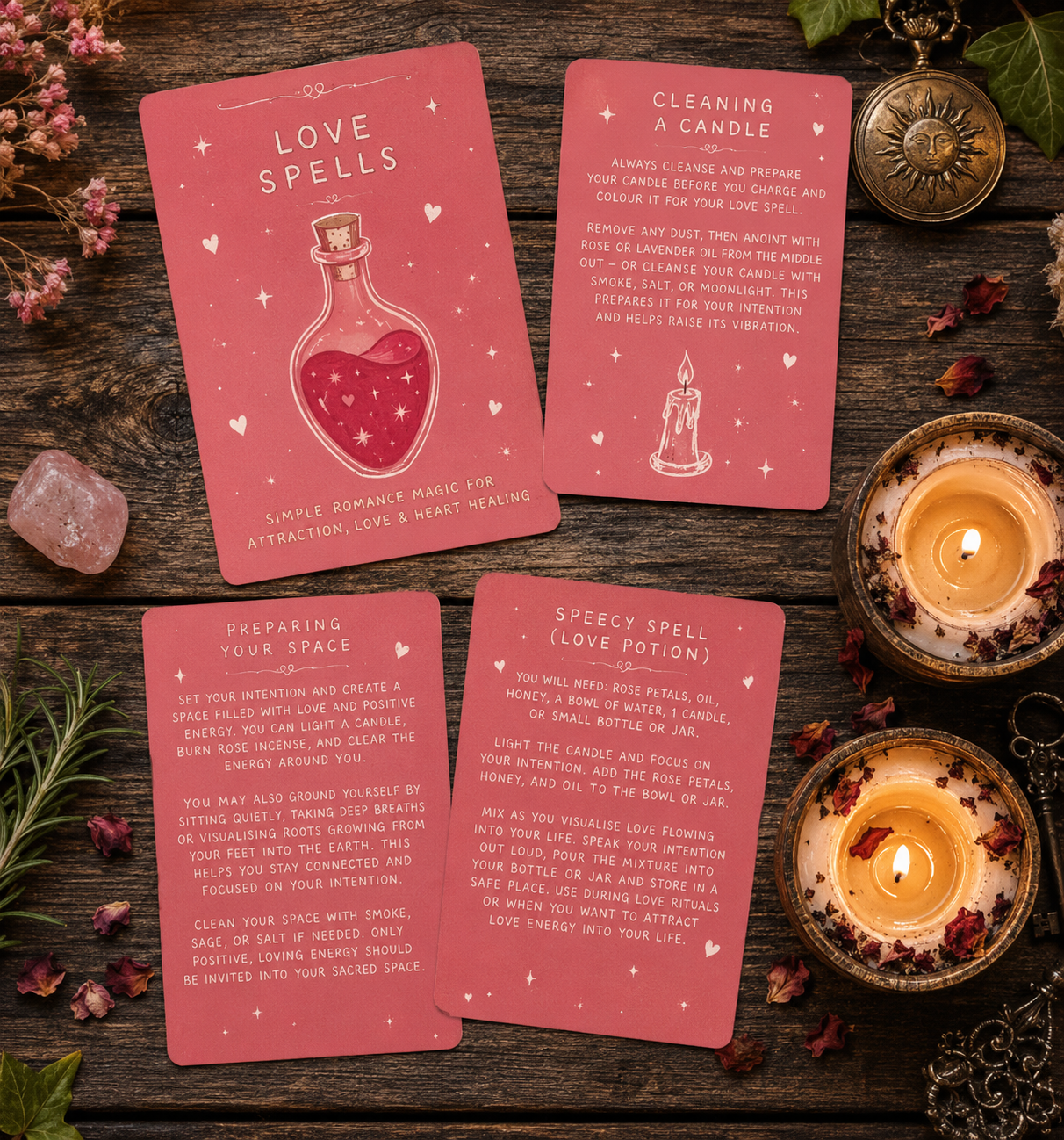 ORACLE CARDS || LOVE SPELL CARDS