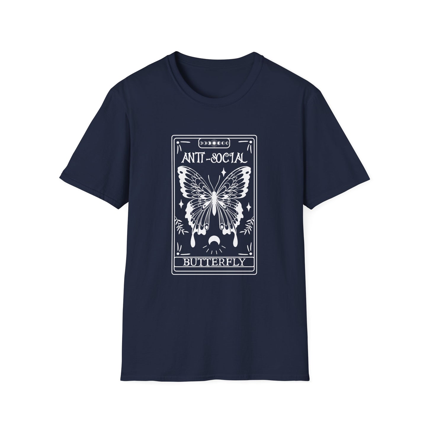 T-SHIRT | ANTI-SOCIAL BUTTERFLY TAROT (WHITE WRITING)