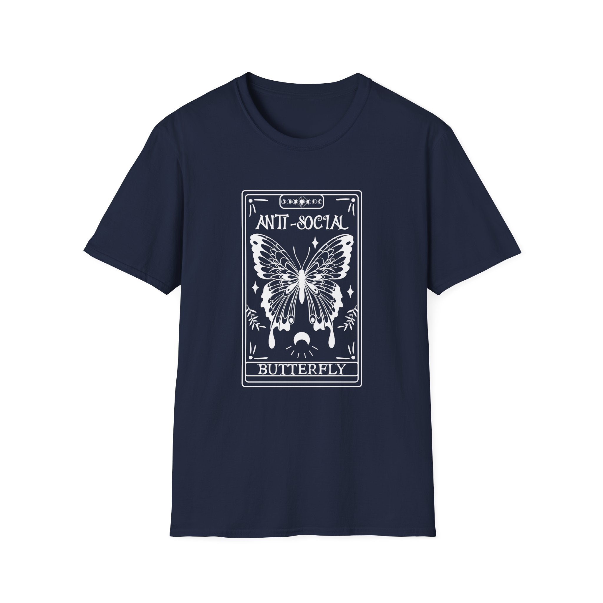T-SHIRT | ANTI-SOCIAL BUTTERFLY TAROT (WHITE WRITING)