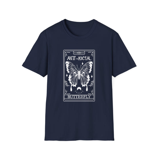T-SHIRT | ANTI-SOCIAL BUTTERFLY TAROT (WHITE WRITING)