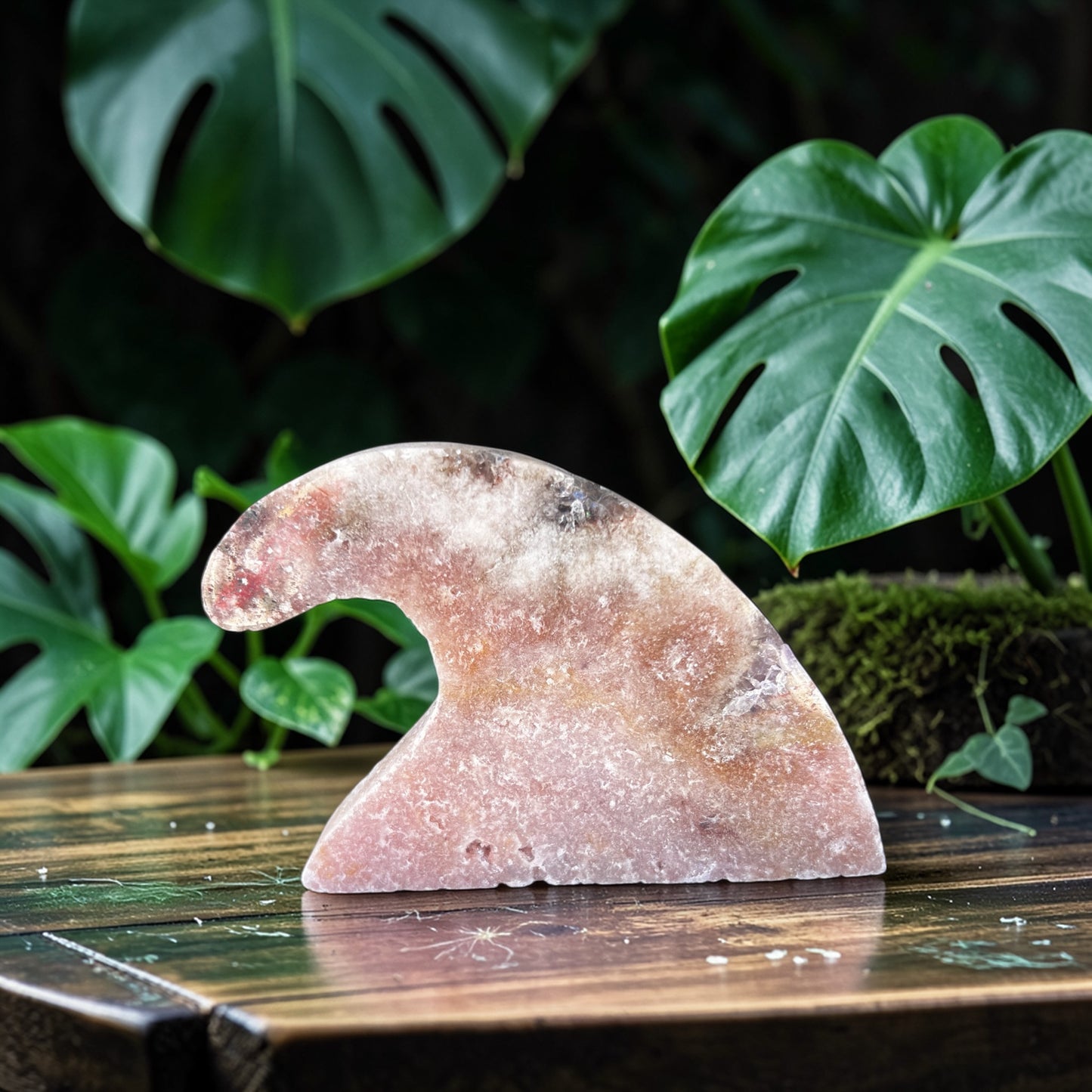 CARVINGS || PINK AMETHYST WAVE