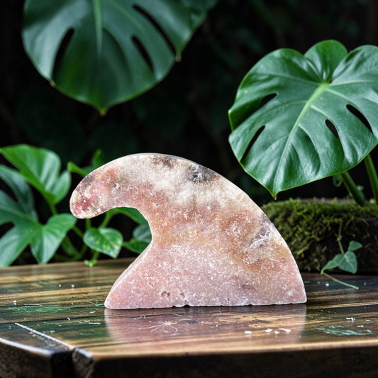 CARVINGS || PINK AMETHYST WAVE