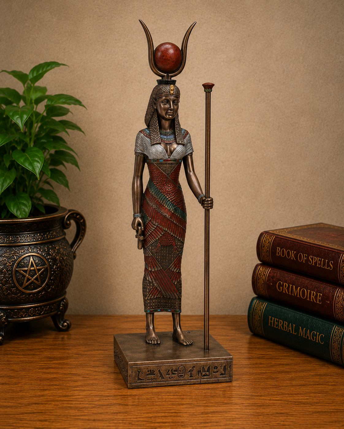 STATUE || HATHOR - EGYPTIAN GODDESS OF LOVE, JOY & DIVINE FEMININE ENERGY