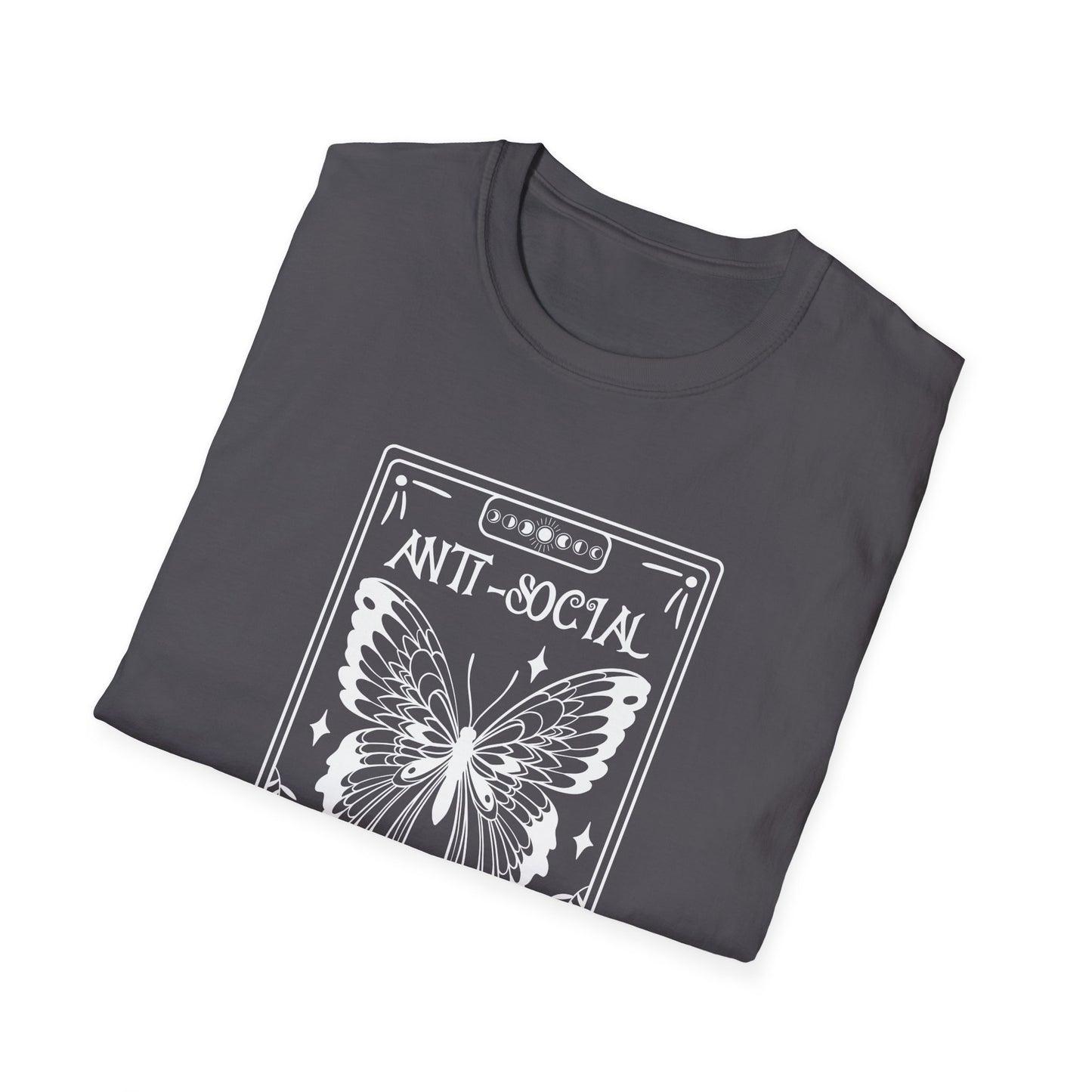 T-SHIRT | ANTI-SOCIAL BUTTERFLY TAROT (WHITE WRITING)