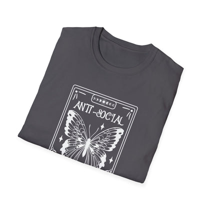 T-SHIRT | ANTI-SOCIAL BUTTERFLY TAROT (WHITE WRITING)