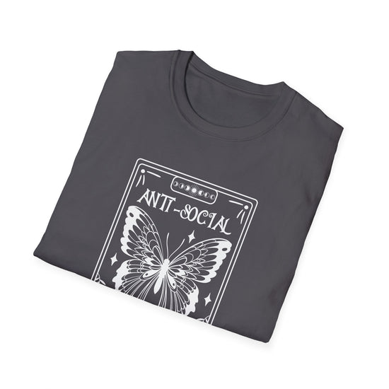 T-SHIRT | ANTI-SOCIAL BUTTERFLY TAROT (WHITE WRITING)